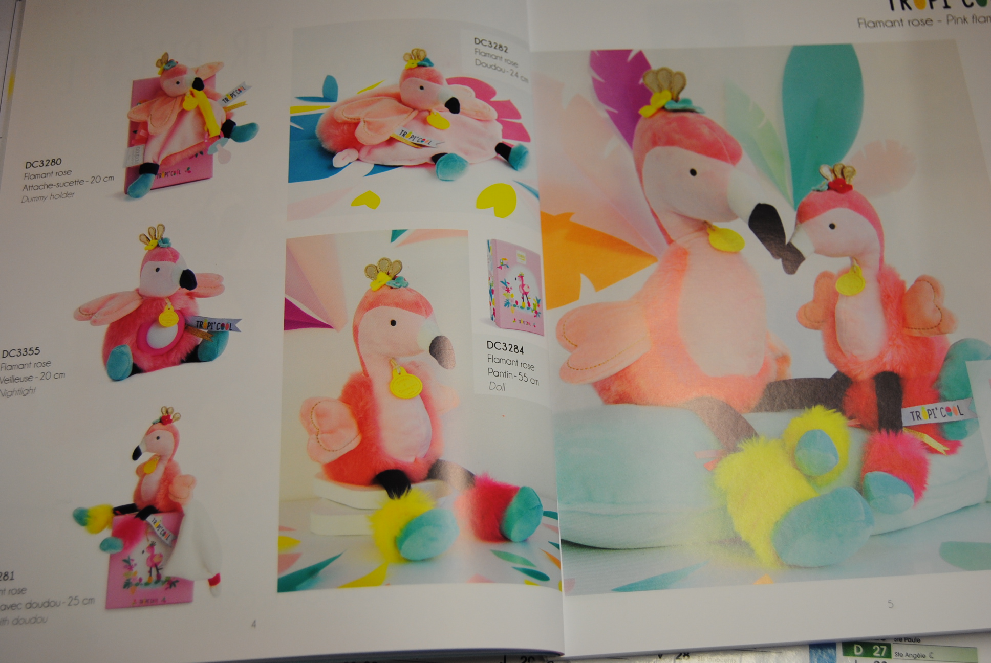 doudou et compagnie flamant rose