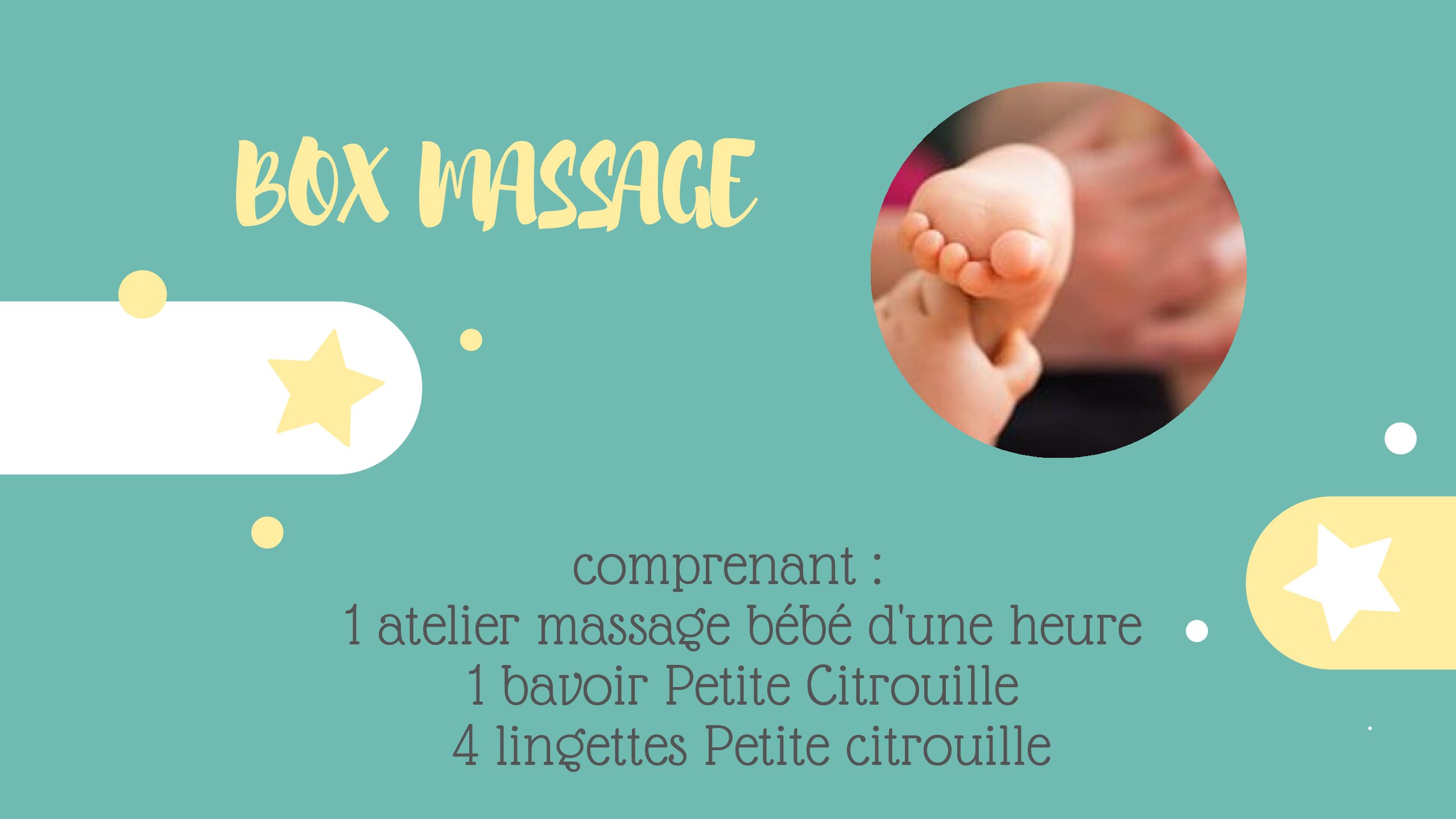 Box Massage Bebe Petite Citrouille