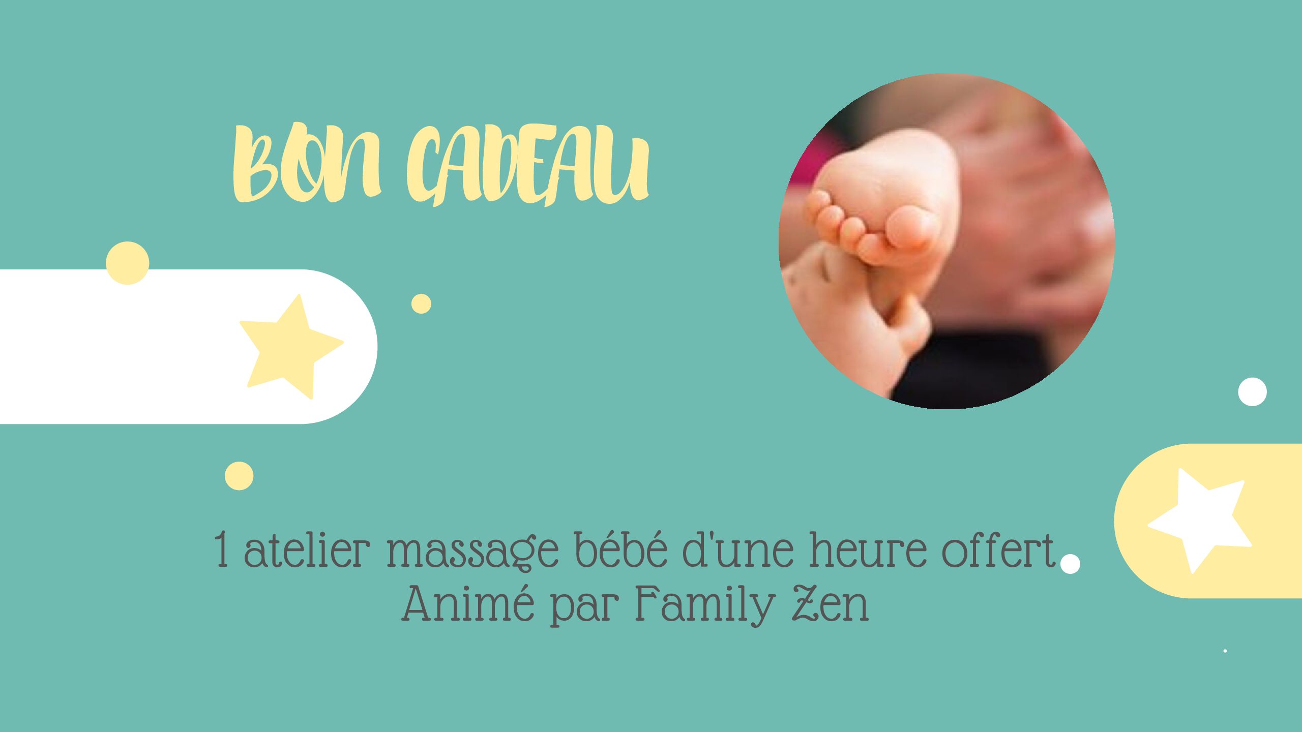 Bon Cadeau Massage Bebe Petite Citrouille