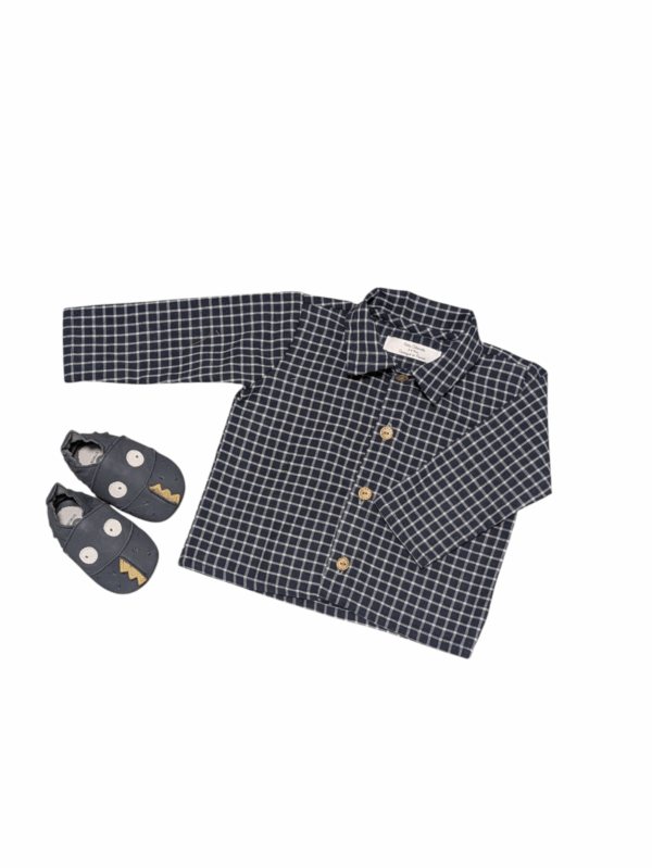 Chemise à carreaux pour bébé