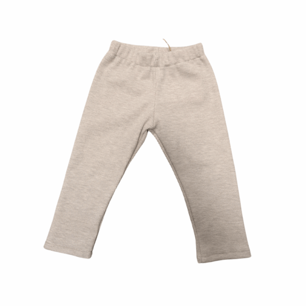 Pantalon beige nid d'abeille