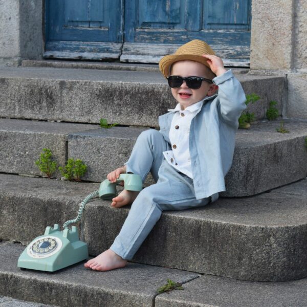 chemise grise en lin photo