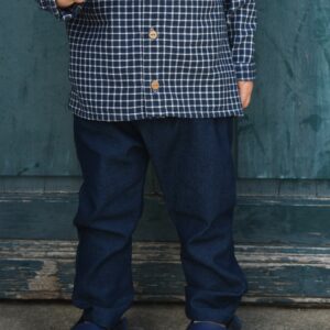 pantalon en jean de face