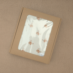 couverture bébé en boîte motifs de baleines