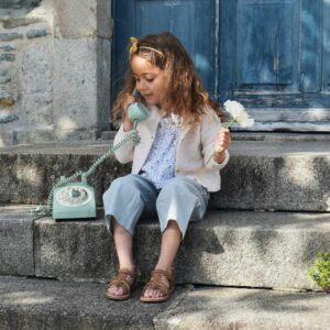 Gilet rose Dadati photo porté enfant