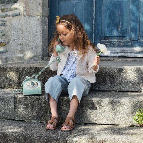 Gilet rose Dadati photo porté enfant