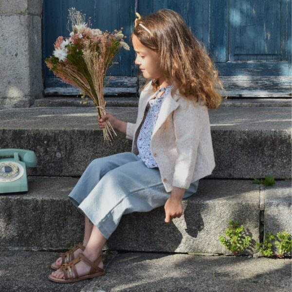 Gilet rose Dadati seconde photo porté enfant