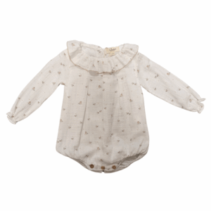body en gaze de coton motifs de poussins