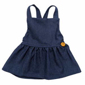 Robe salopette en jean