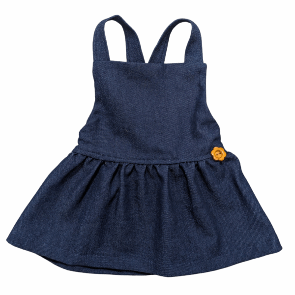 Robe salopette en jean