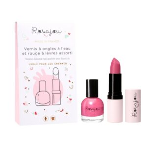 rouge à lèvres et vernis à ongles rubis