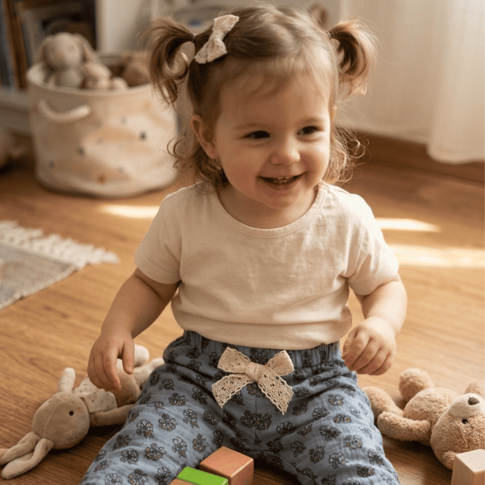 Pantalon Elise gaze de coton