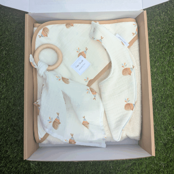 Coffret de naissance baleine en boîte