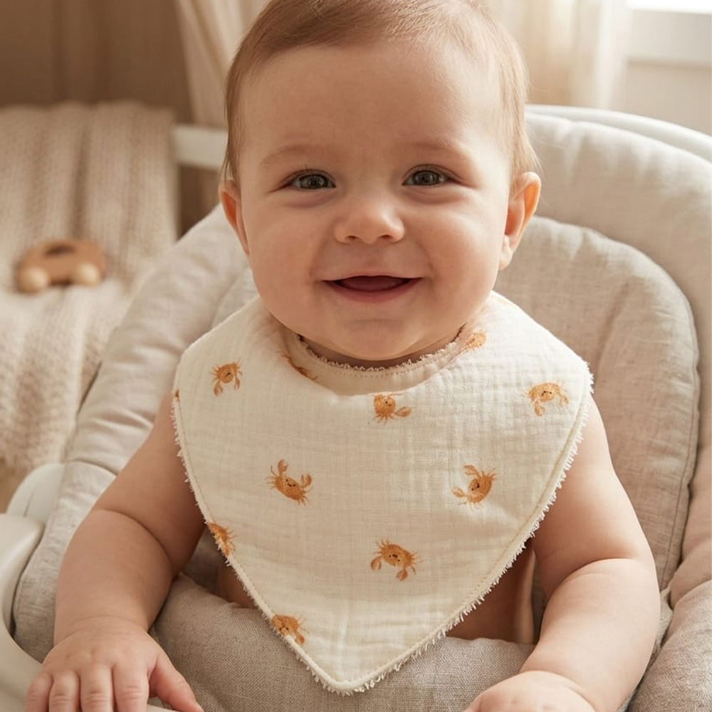 Bavoir Les petits crabes