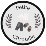 Petite Citrouille, le logo en noir et blanc